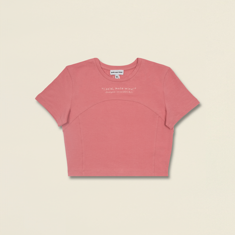 I Said, More Wine! (Crop Top)