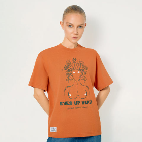 Eyes Up Here! (Unisex Tişört)