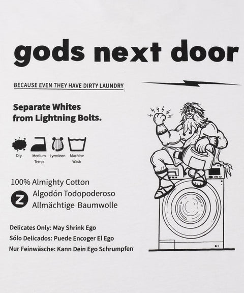 Zeus' Almighty Washing Guide (Unisex Tee)